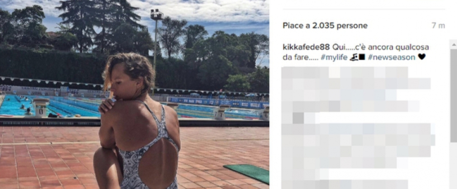 Federica Pellegrini di nuovo in piscina