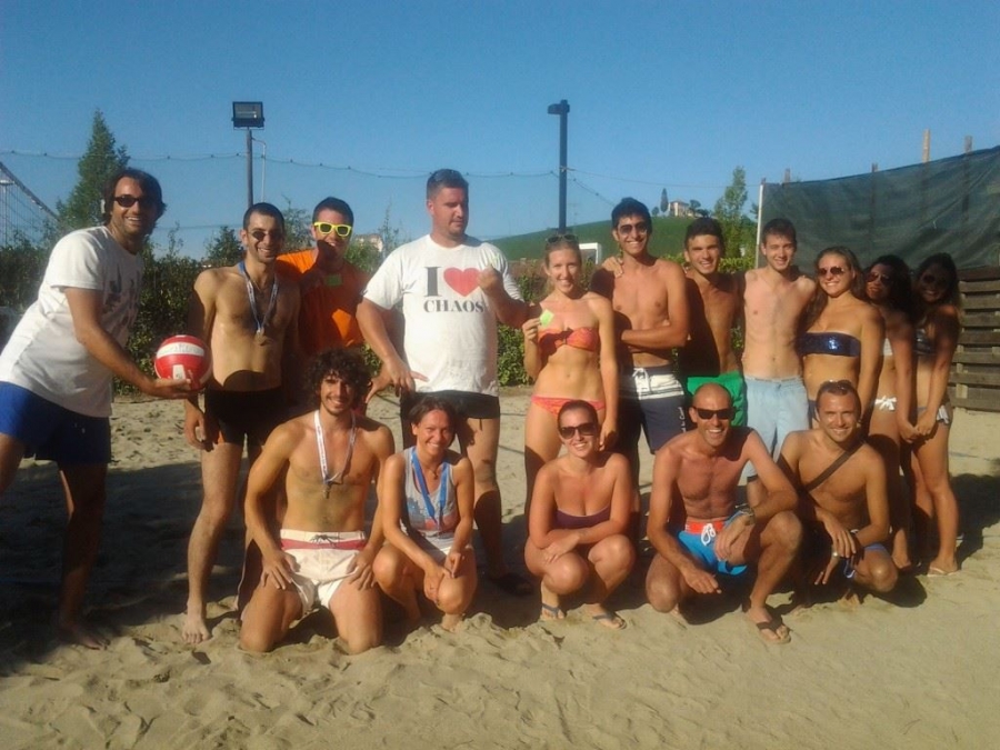 I vincitori del torneo di Beach-Volley!